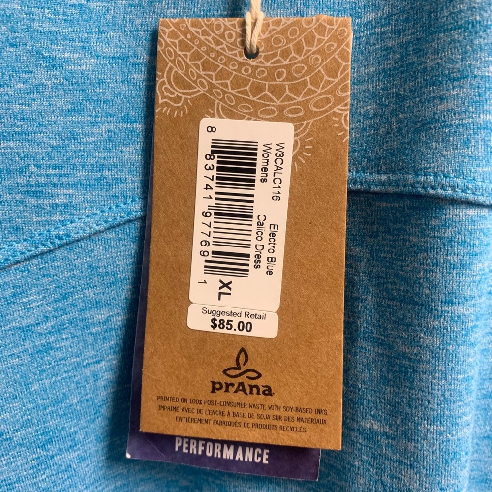 NWT Prana Calico Dress XL - Picture 3 of 5